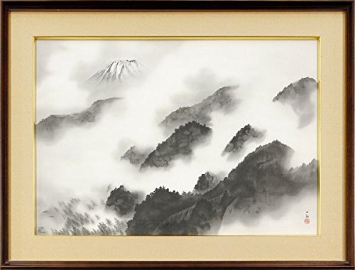 Amazon.co.jp: 横山大観『雨霽る(あめはれる)』コロタイプ 風景